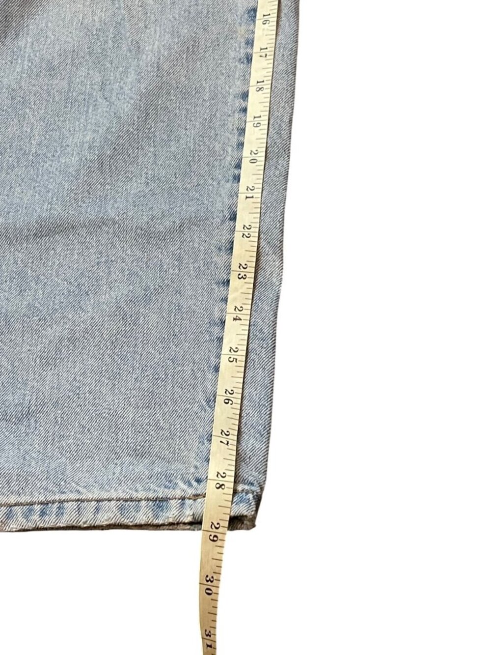 Womens Distressed High-Waisted Light Wash Jeans Size 24 Forever 21 - Picture 8 of 11